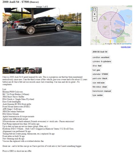 Fort collins free craigslist - Craigslist is a great resource for finding used cars at a fraction of the cost of buying new. However, it’s important to be aware of the risks associated with buying a used car fro...